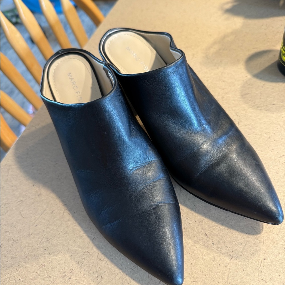 Marc Fisher Black Women's Mules-8